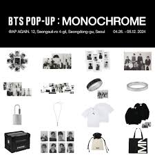 BTS POP-UP: MONOCHROME