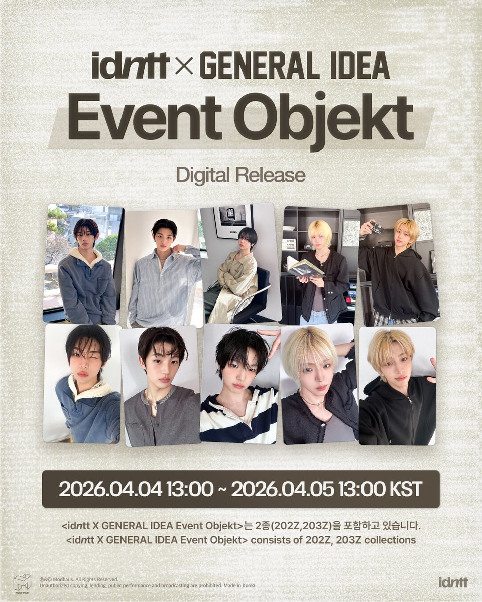 idntt X General Idea