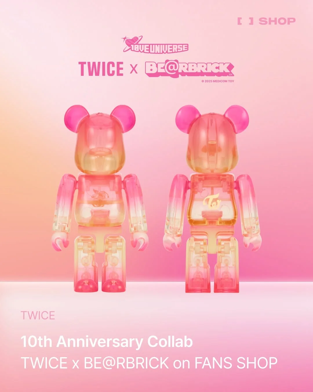 TWICE x BE@RBRICK 100% LIMITED EDITION