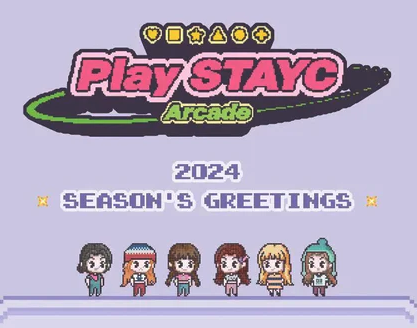 Season's Greetings 2024: 'Play STAYC Arcade'
