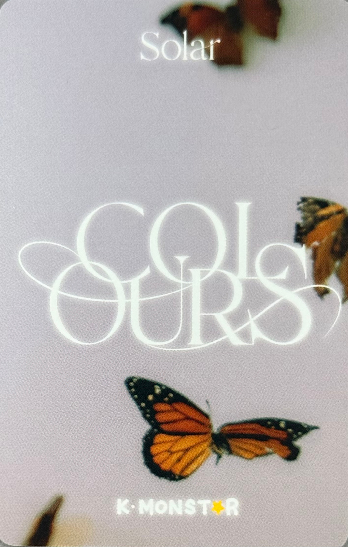 Solar Solar photocard back side - Offline