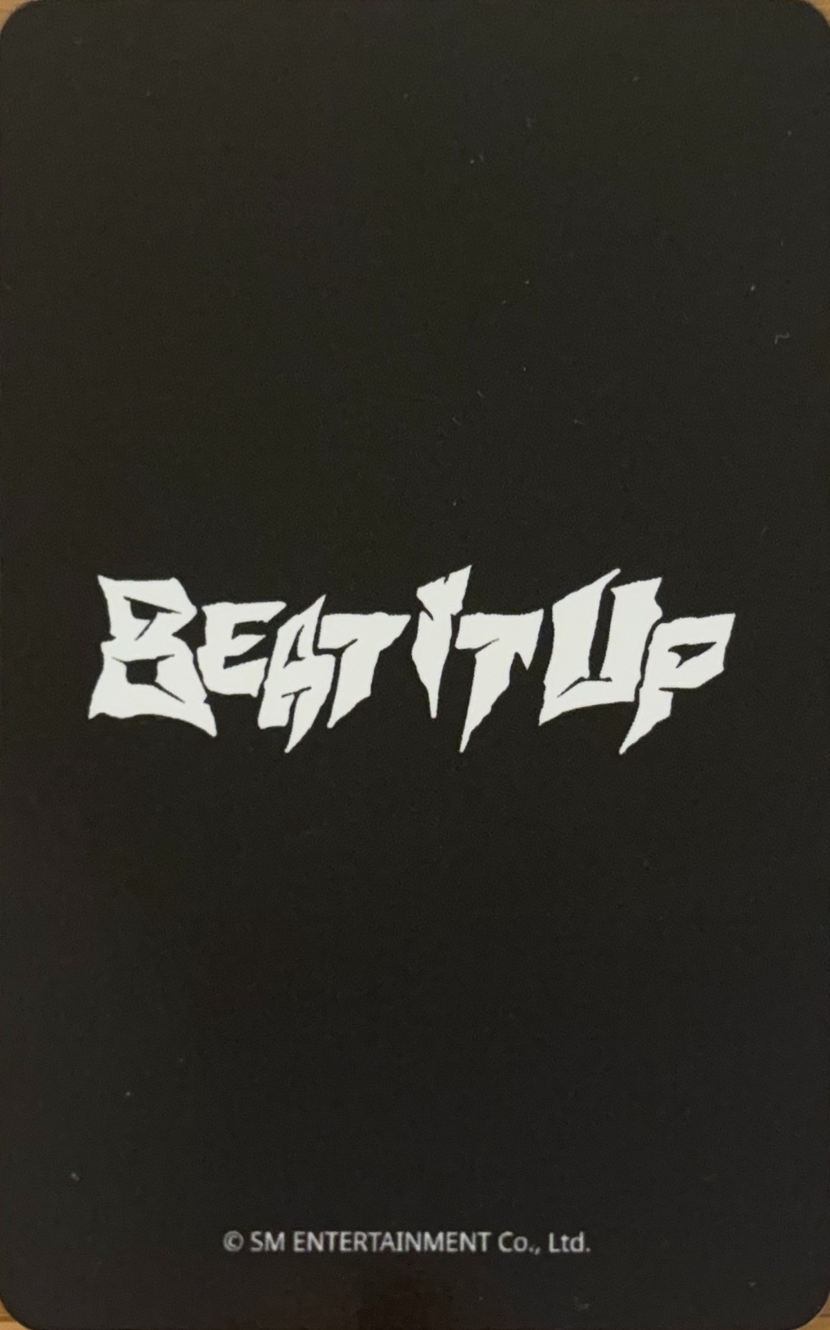 Jisung NCT DREAM photocard back side - Benefit