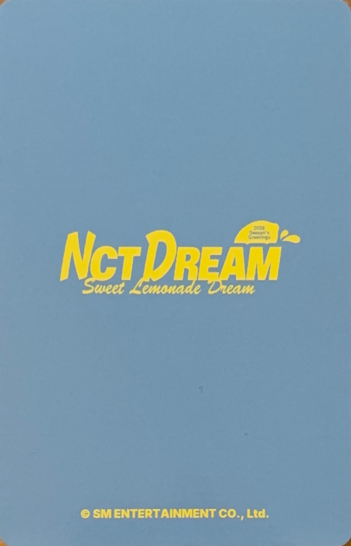 Mark NCT DREAM photocard back side - Photocard set