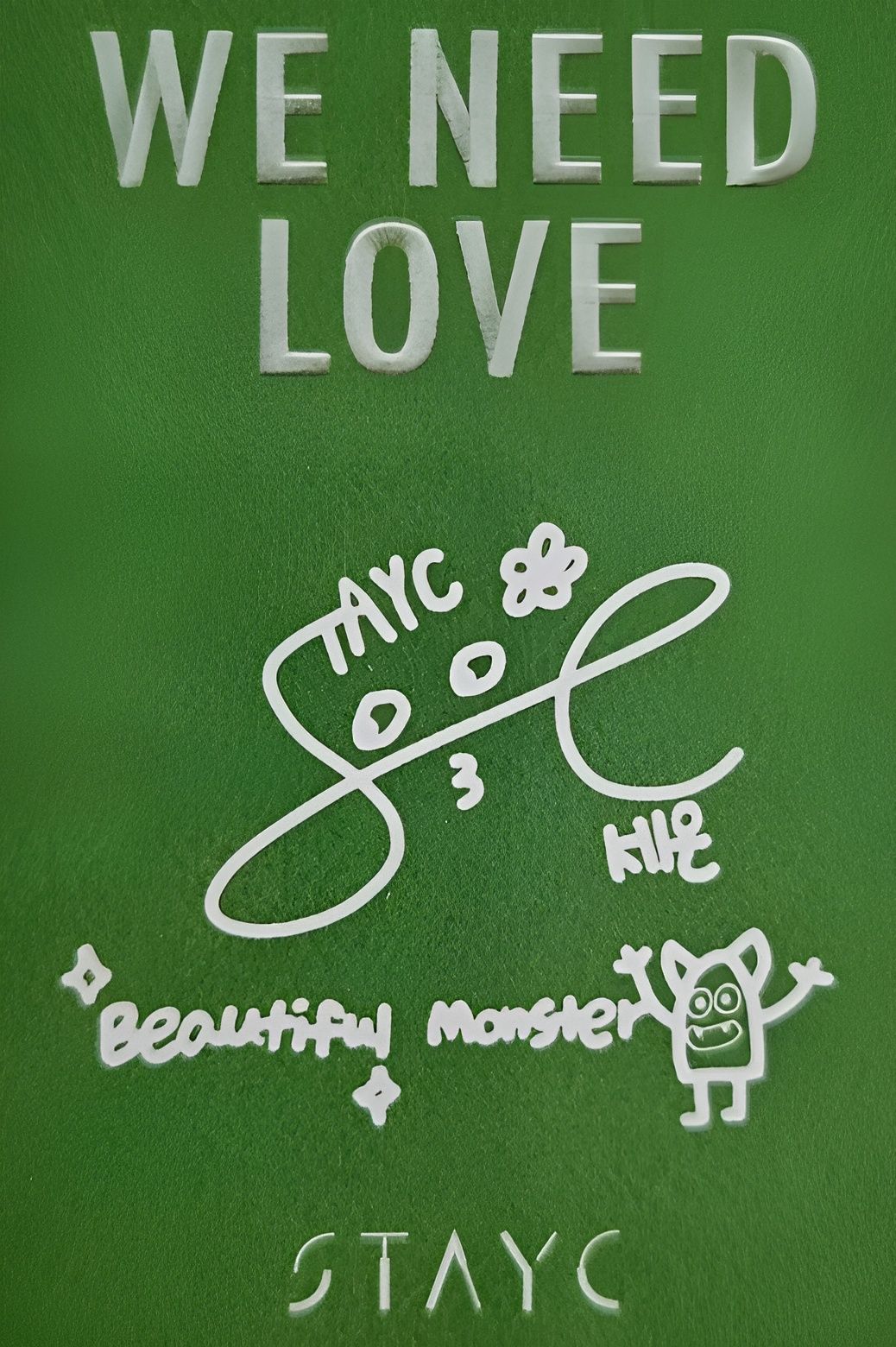 Seeun STAYC photocard back side - Photocards