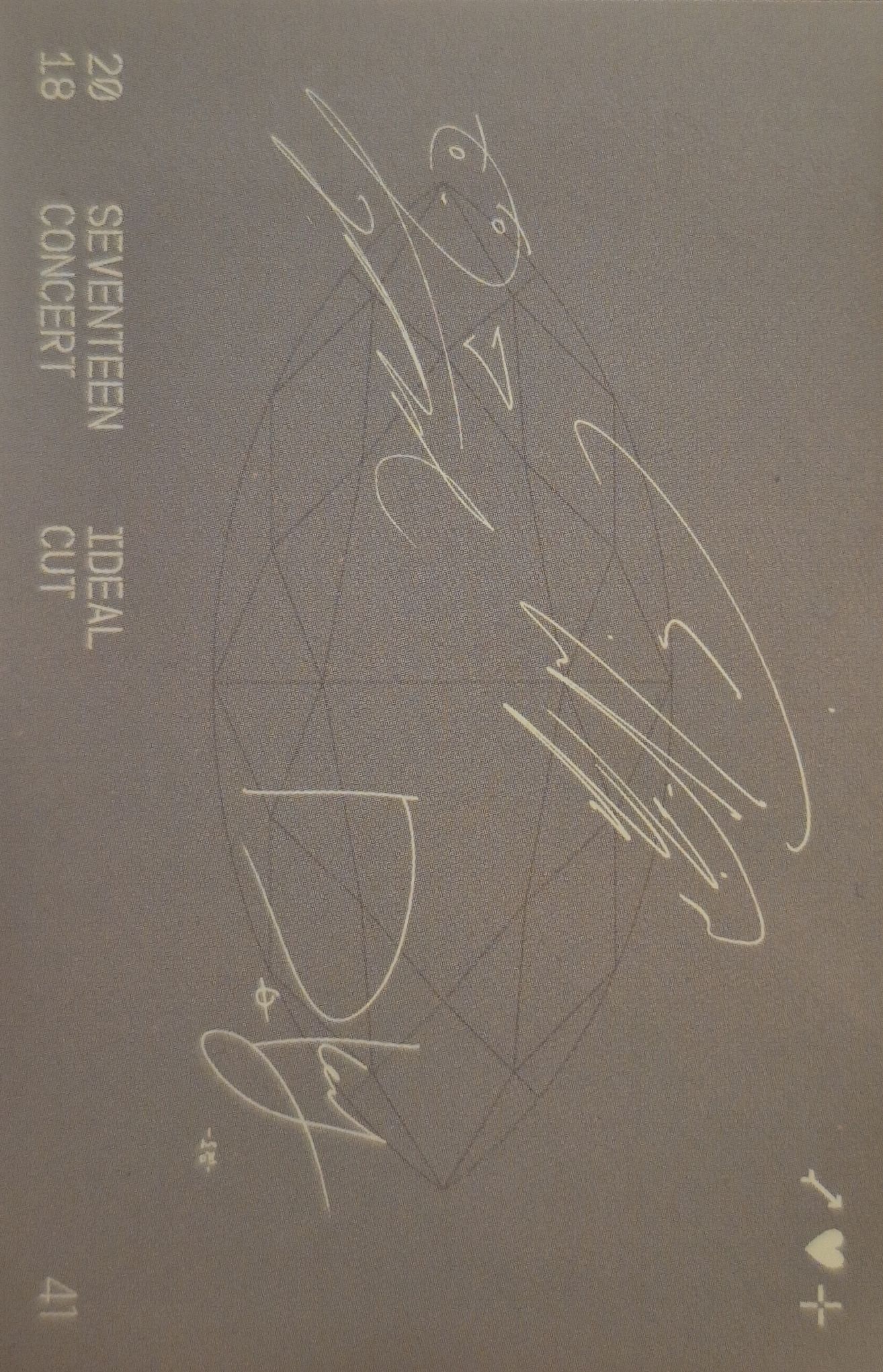 Jeonghan, Jun & DK SEVENTEEN photocard back side - Trading Card