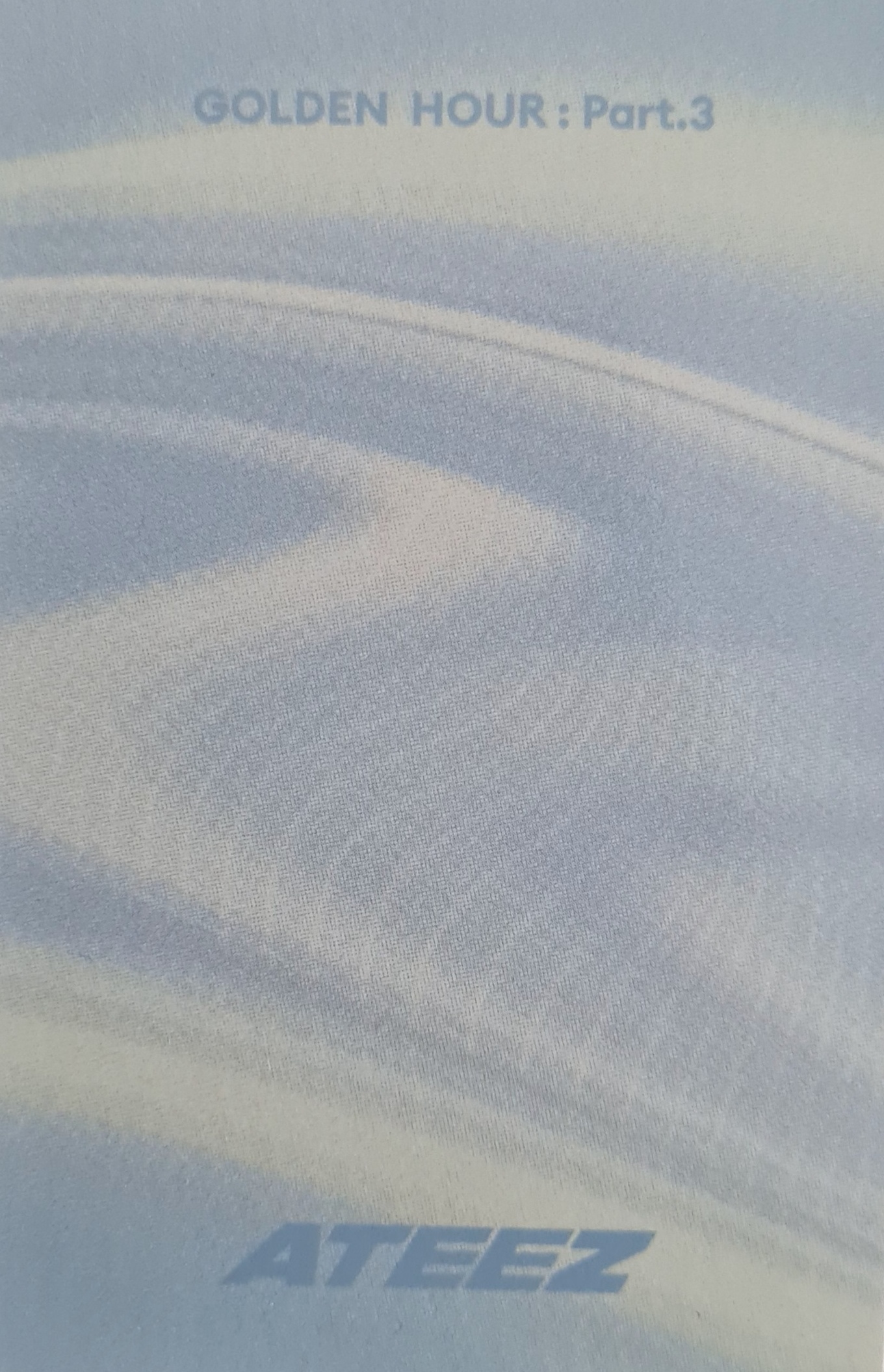 Wooyoung ATEEZ photocard back side - Photocards