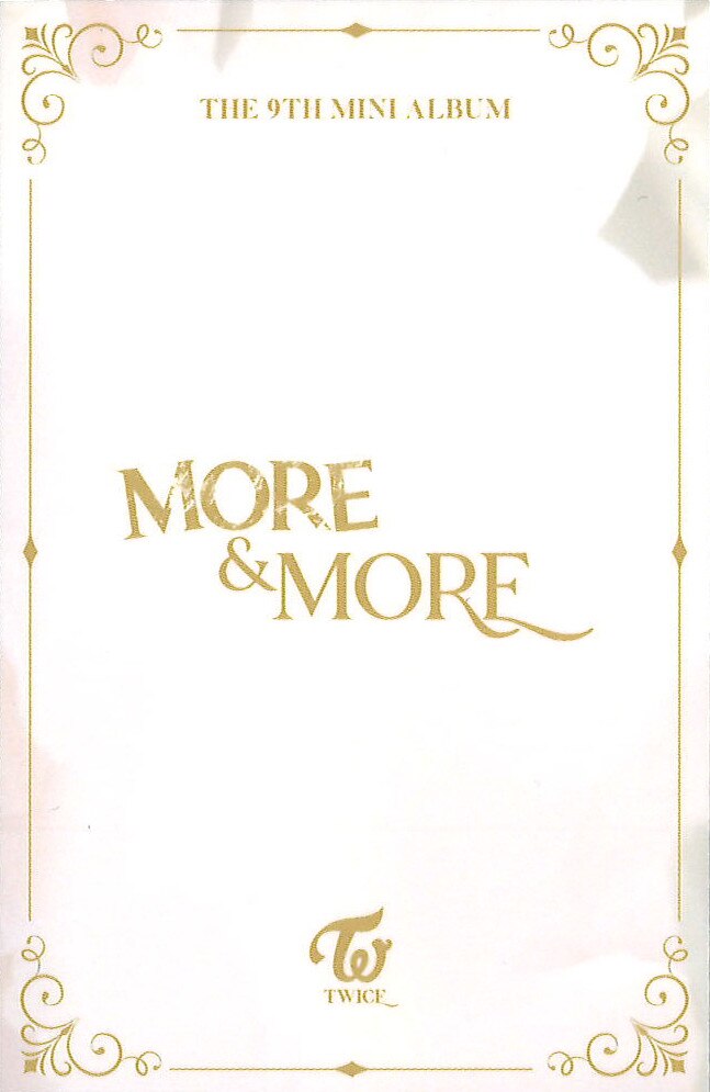 Jihyo TWICE photocard back side - Preorder