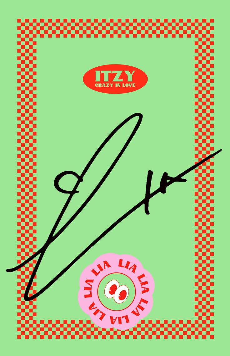 LIA ITZY photocard back side - Photocards