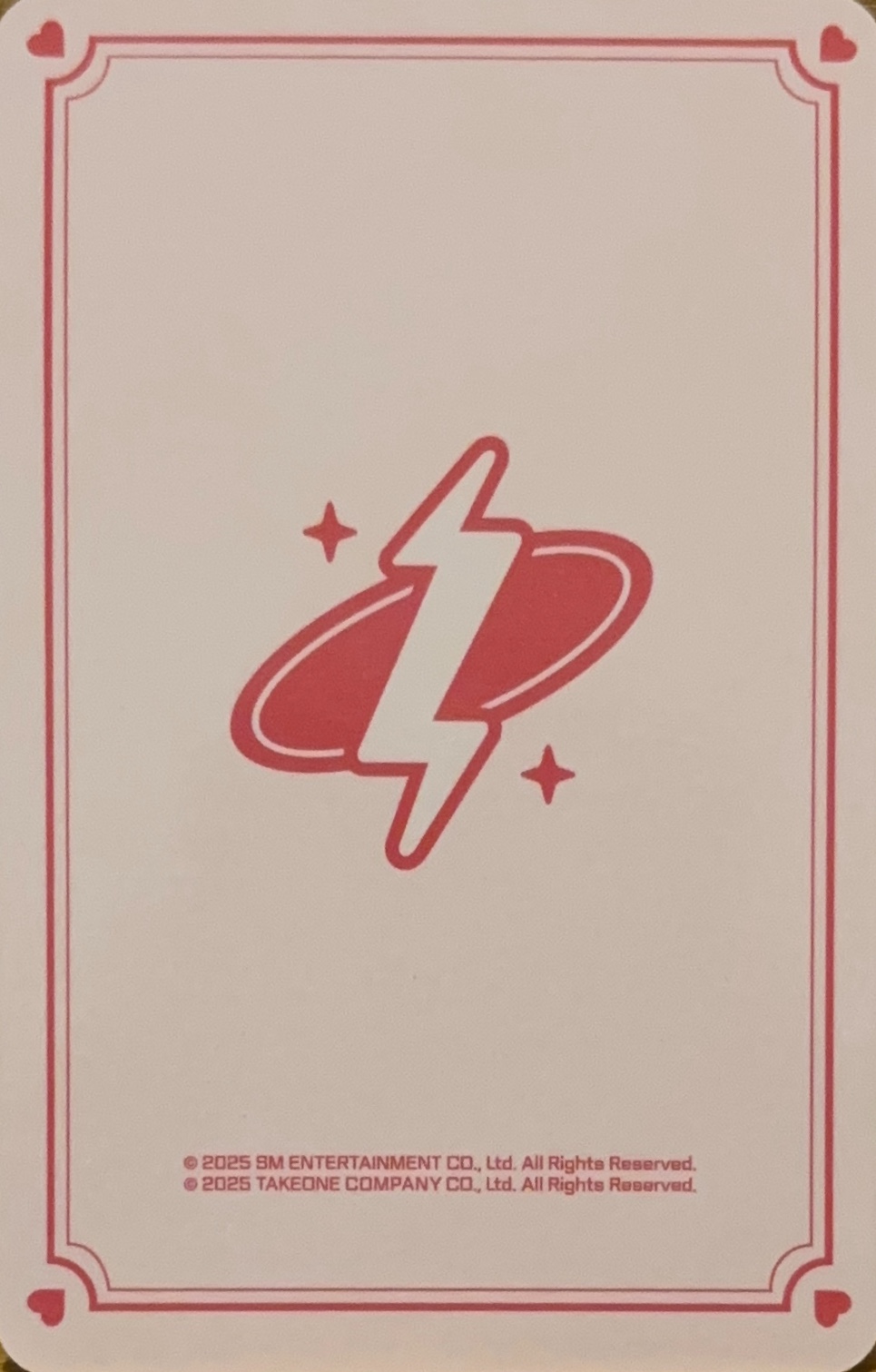 Hendery NCT photocard back side - Cupid ver. Set