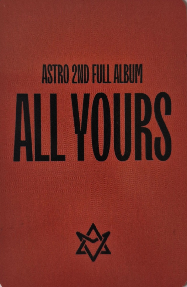 Rocky ASTRO photocard back side - Preorder