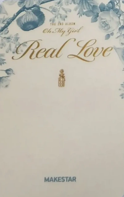 Arin OH MY GIRL photocard back side - Showcase Benefit