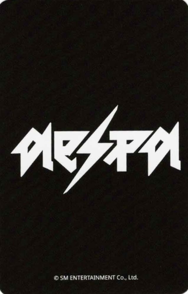 Ningning aespa photocard back side - Lucky Draw