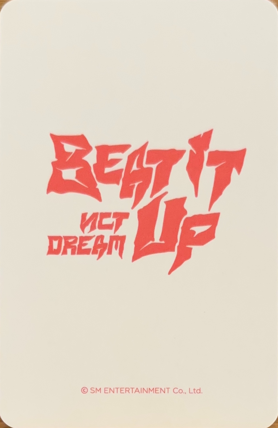 Jisung NCT DREAM photocard back side - Online