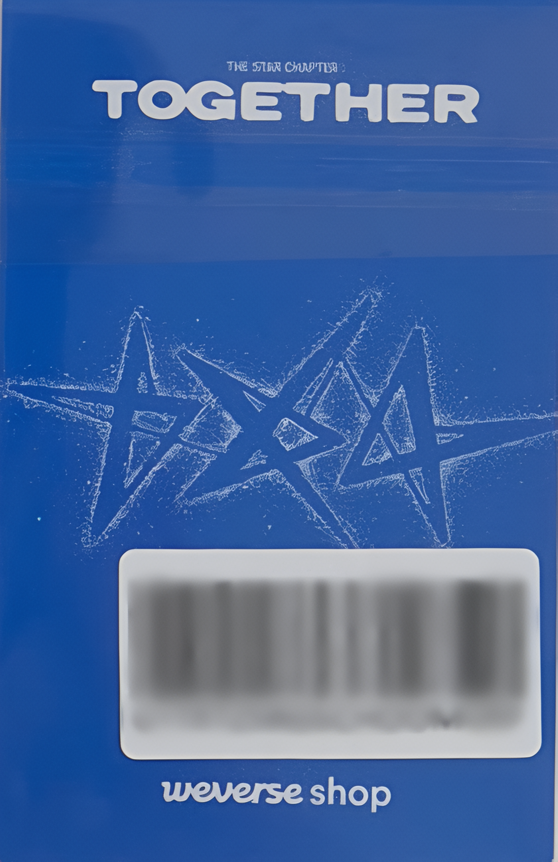 Yeonjun TXT photocard back side - Preorder