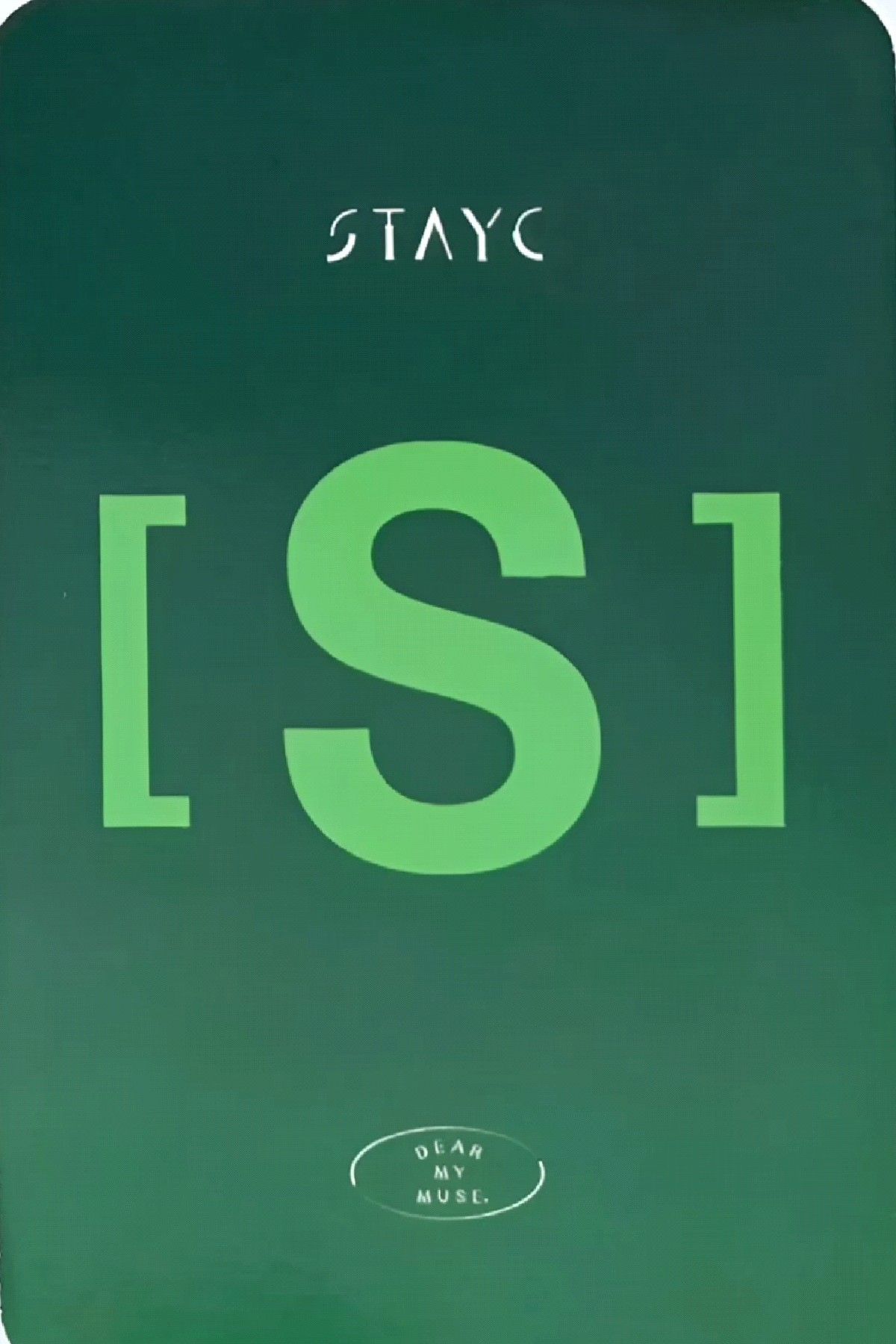 Sumin STAYC photocard back side - Benefit