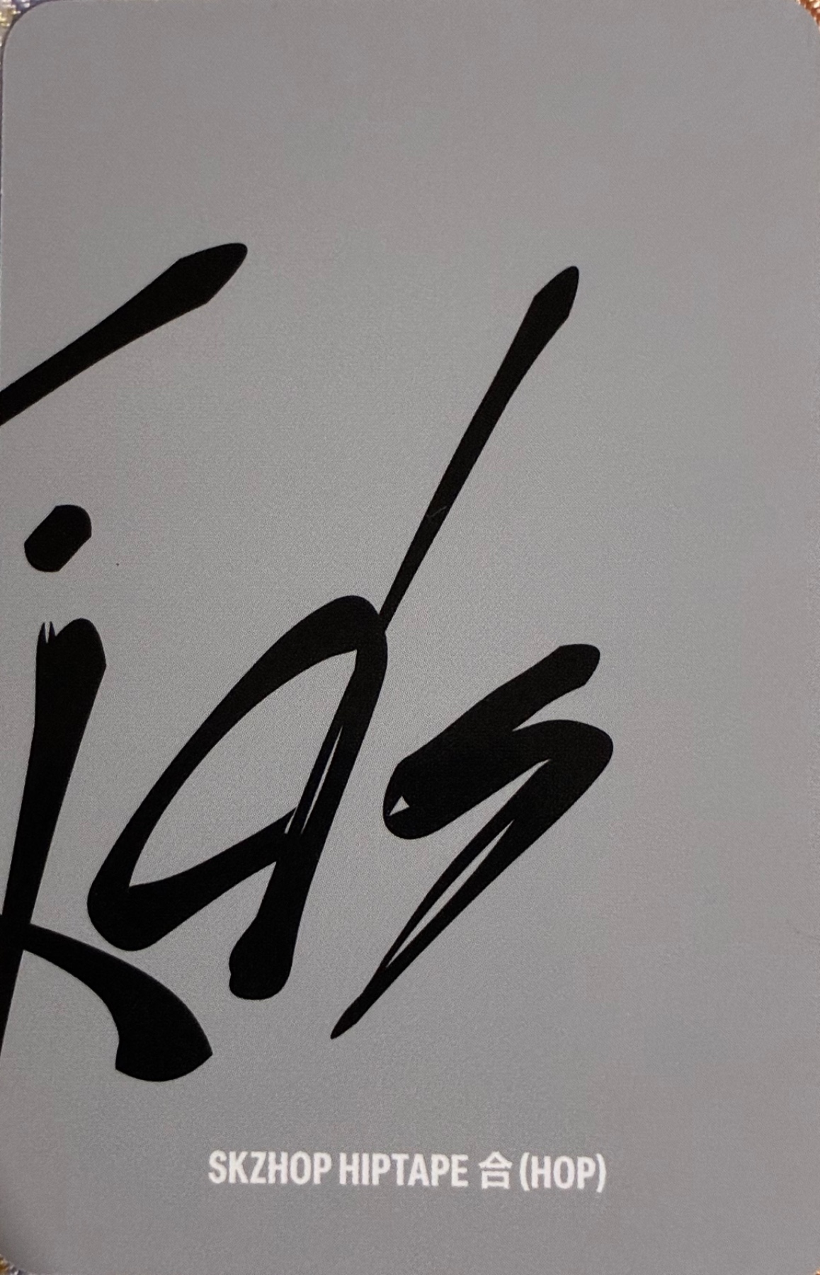 Hyunjin Stray Kids photocard back side - Photocards