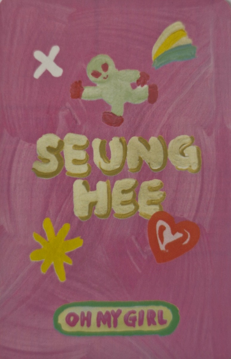 Seunghee OH MY GIRL photocard back side - Selfie Photocard