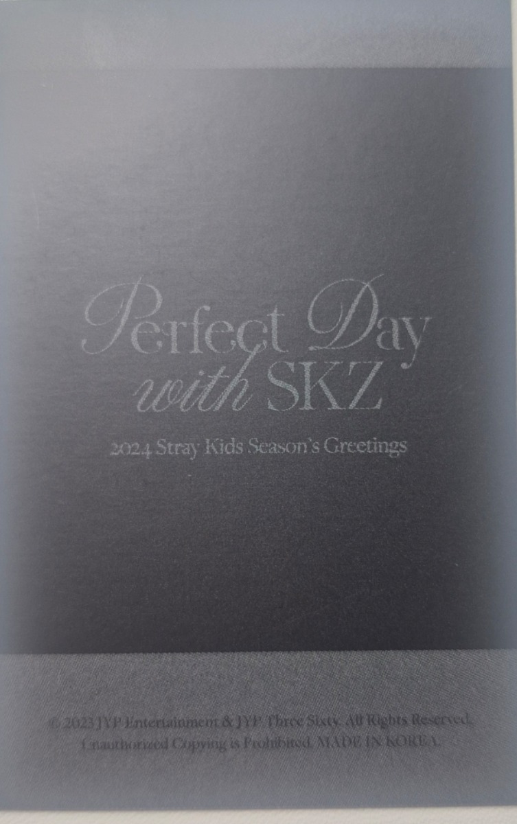 Seungmin Stray Kids photocard back side - Polaroid Photocard Set