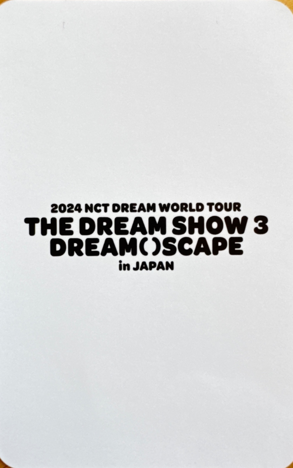 Haechan NCT DREAM photocard back side - Mumo Shop - Benefit