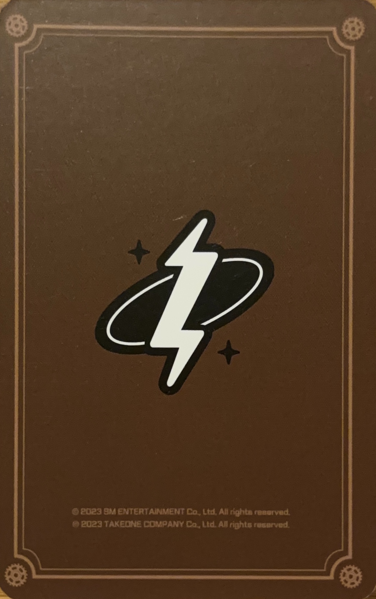 Jisung NCT photocard back side - Steampunk ver. Set