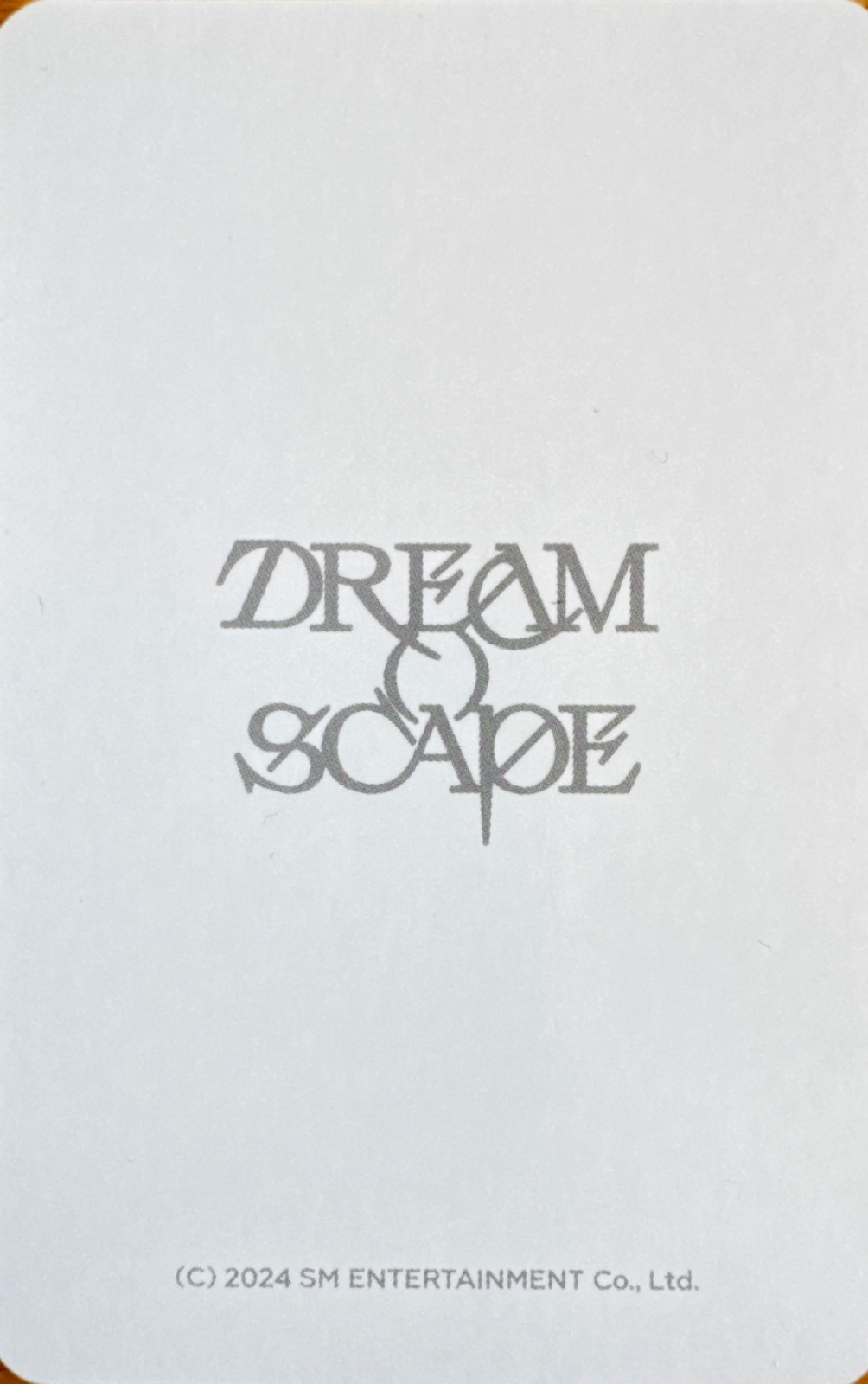 Haechan NCT DREAM photocard back side - Fortune Scratch Card