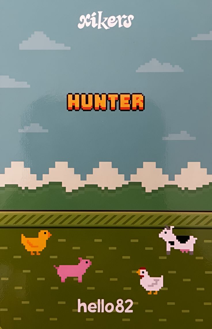 Hunter xikers photocard back side - Preorder