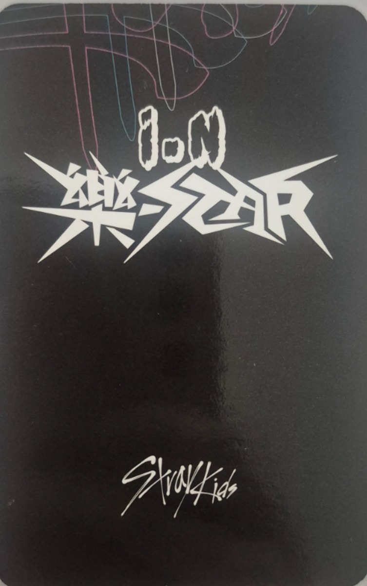 I.N Stray Kids photocard back side - Photocards