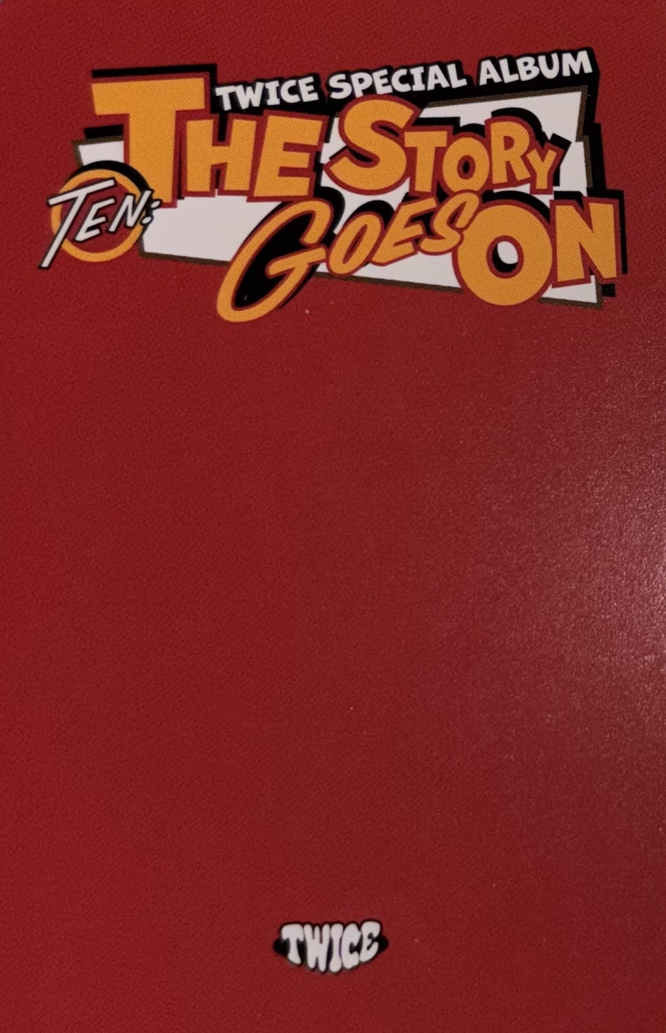 Nayeon TWICE photocard back side - Cast Ver.