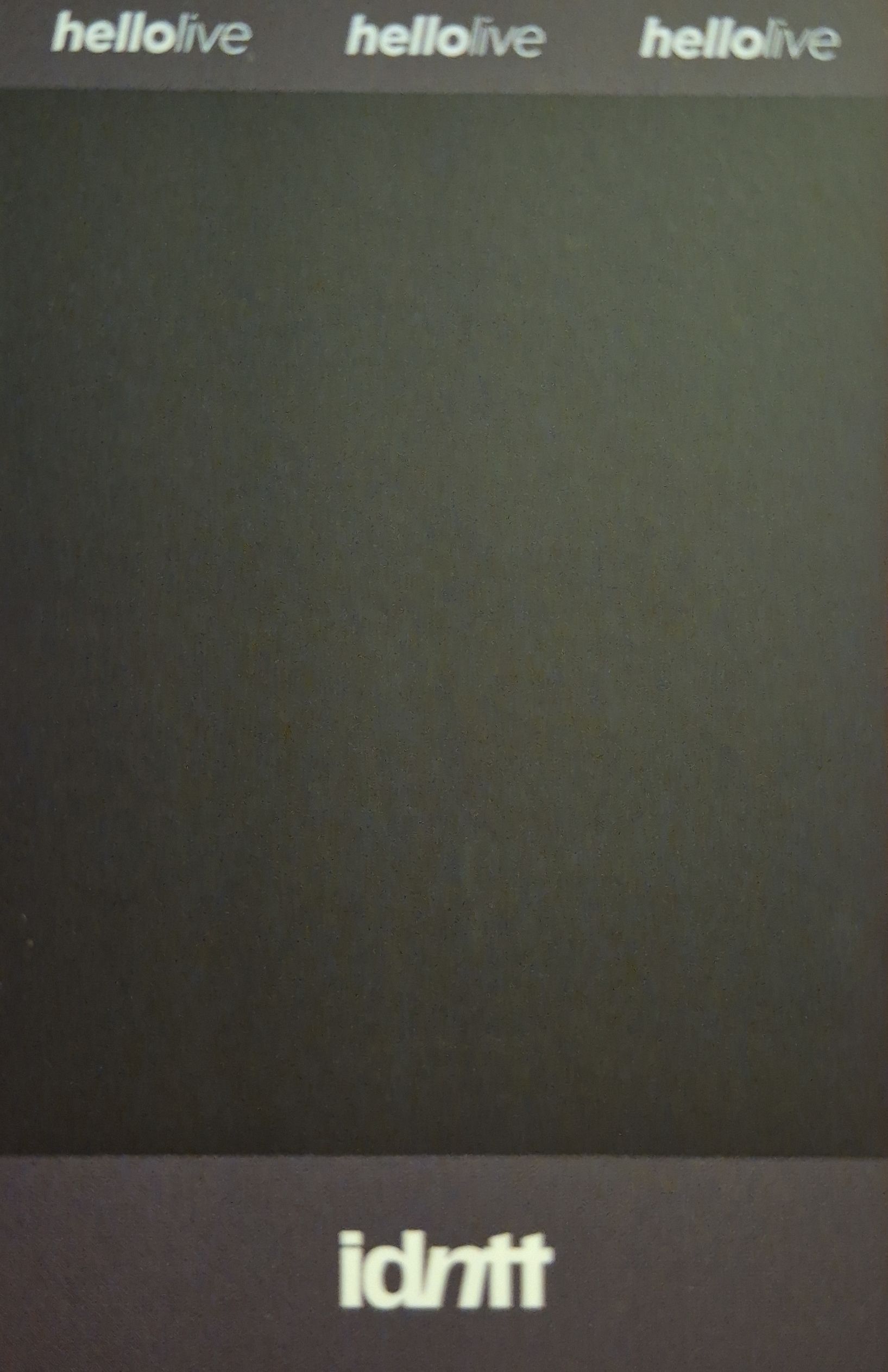 Kim JuHo idntt photocard back side - Online - 1:1