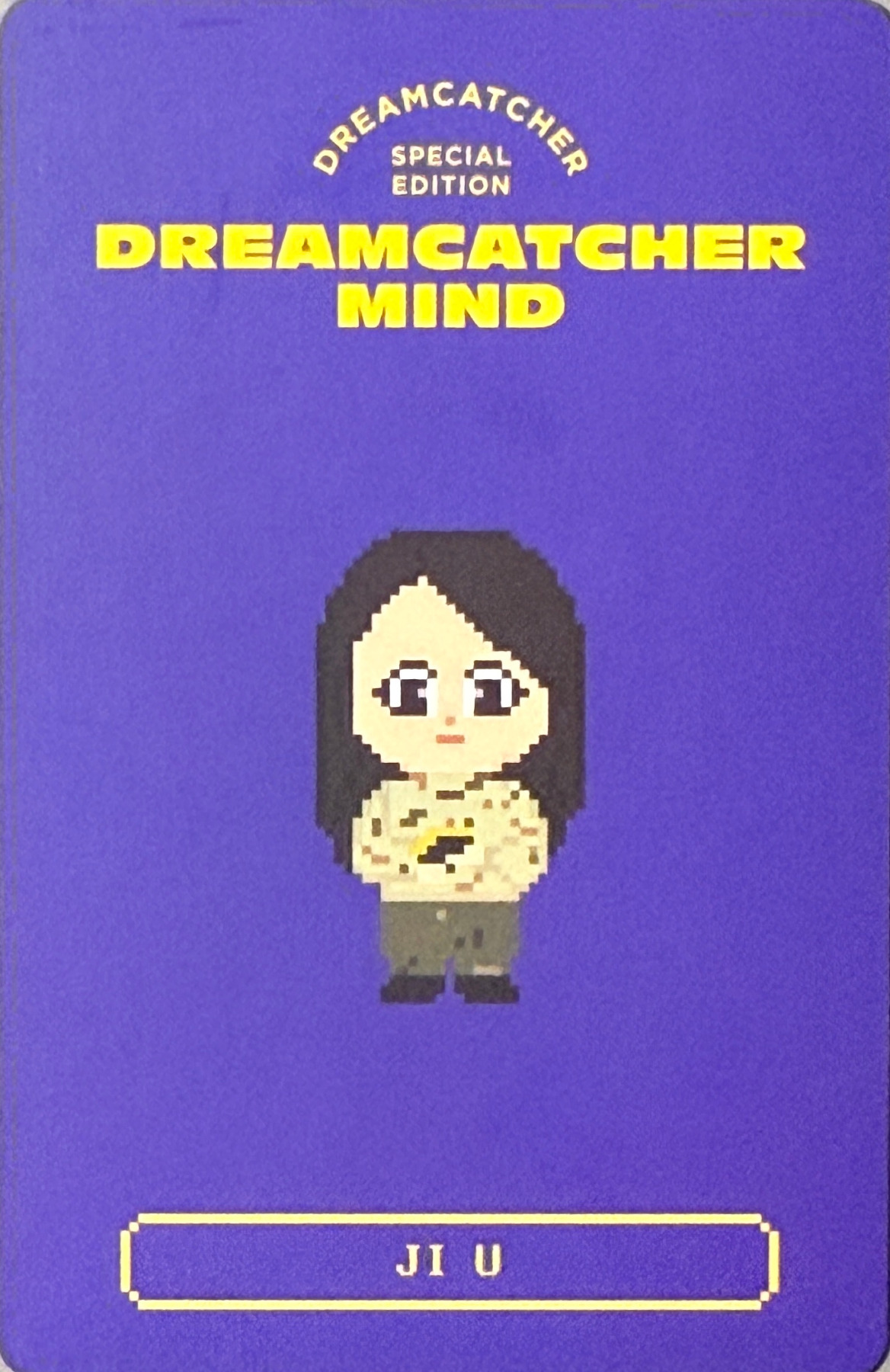 JiU Dreamcatcher photocard back side - Photocard Set (D)
