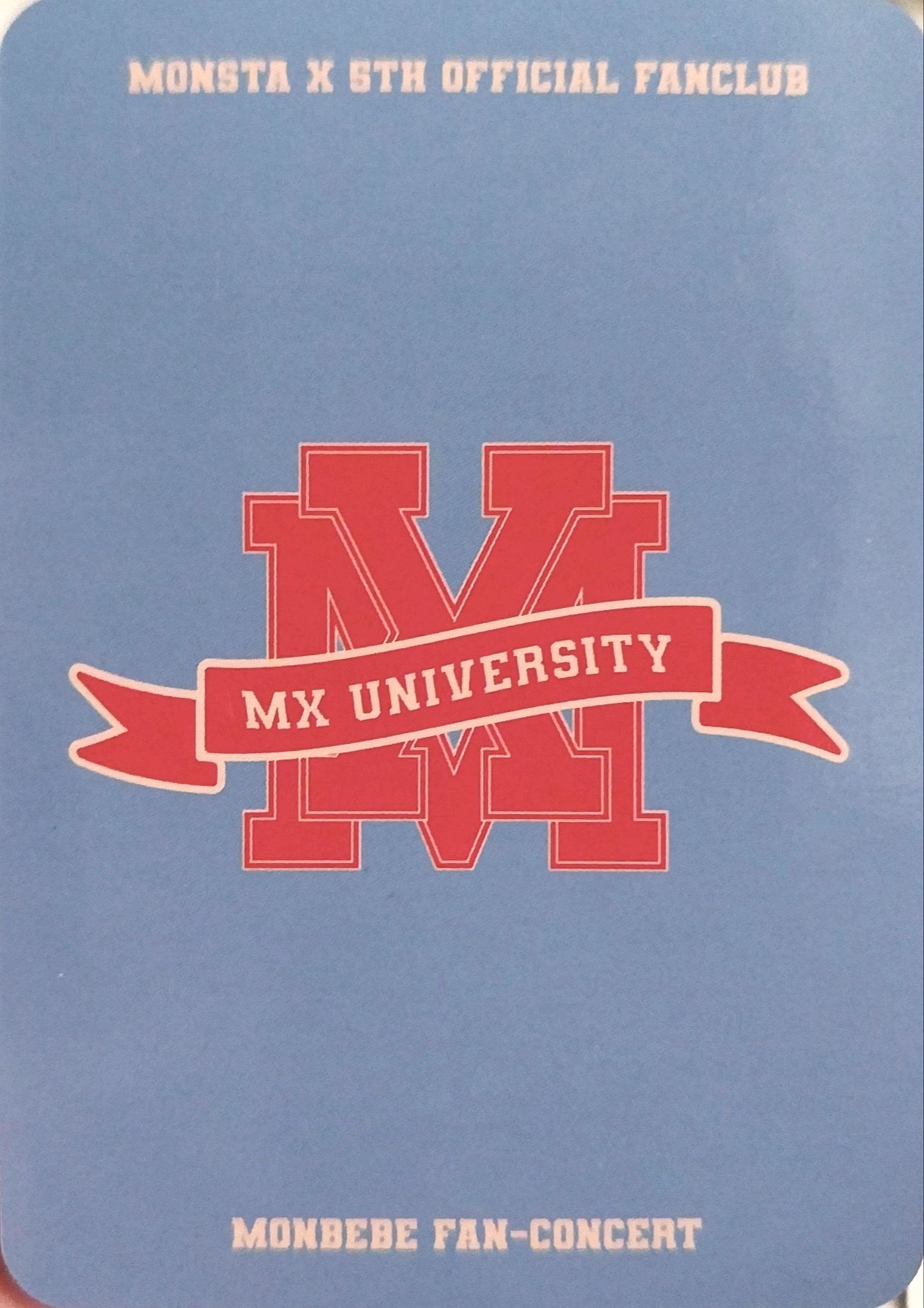 I.M MONSTA X photocard back side - Photocard Set B