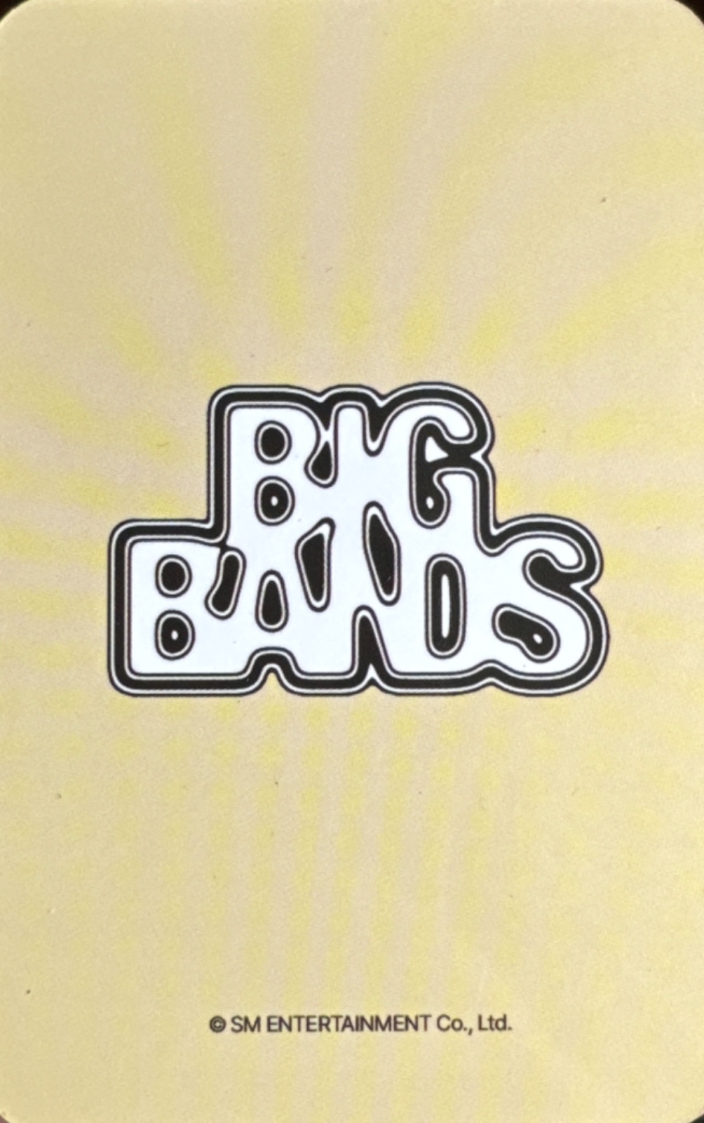 Ten WayV photocard back side - Online