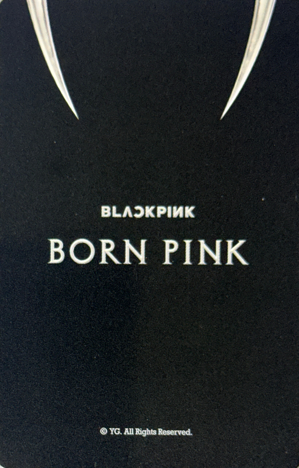 Lisa BLACKPINK photocard back side - Preorder (Box Set ver.)