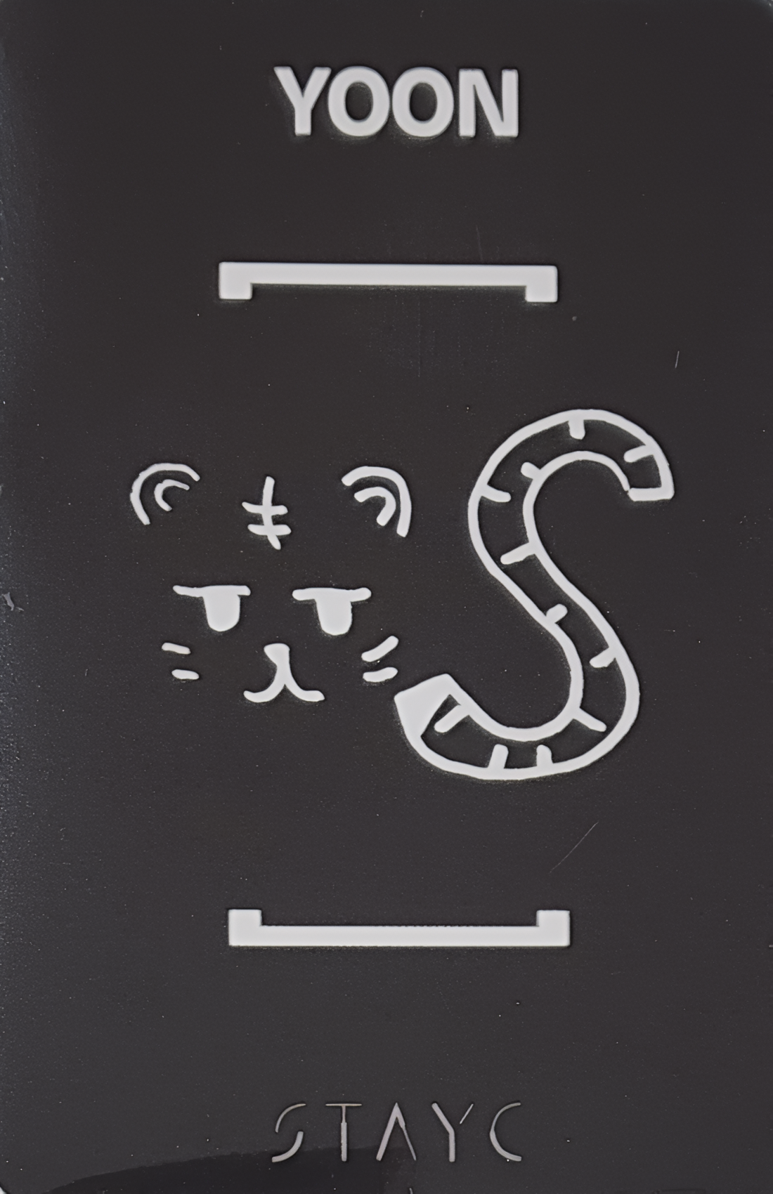 Yoon STAYC photocard back side - S