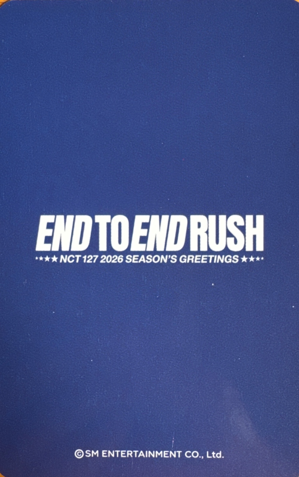 Haechan NCT 127 photocard back side - Ktown4u - Preorder