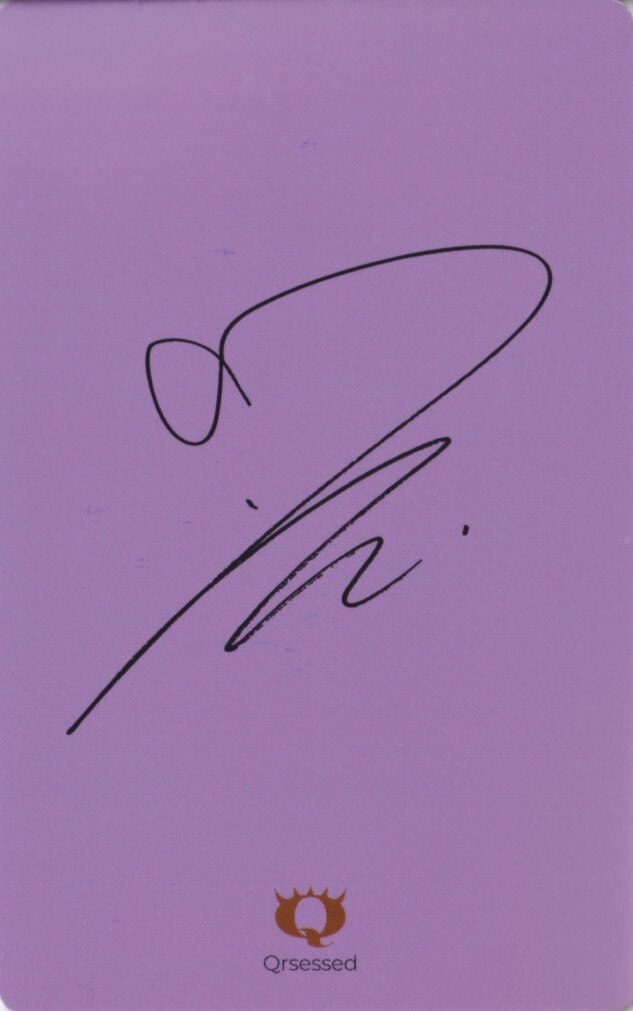 Yuqi Yuqi photocard back side - Photocard Event