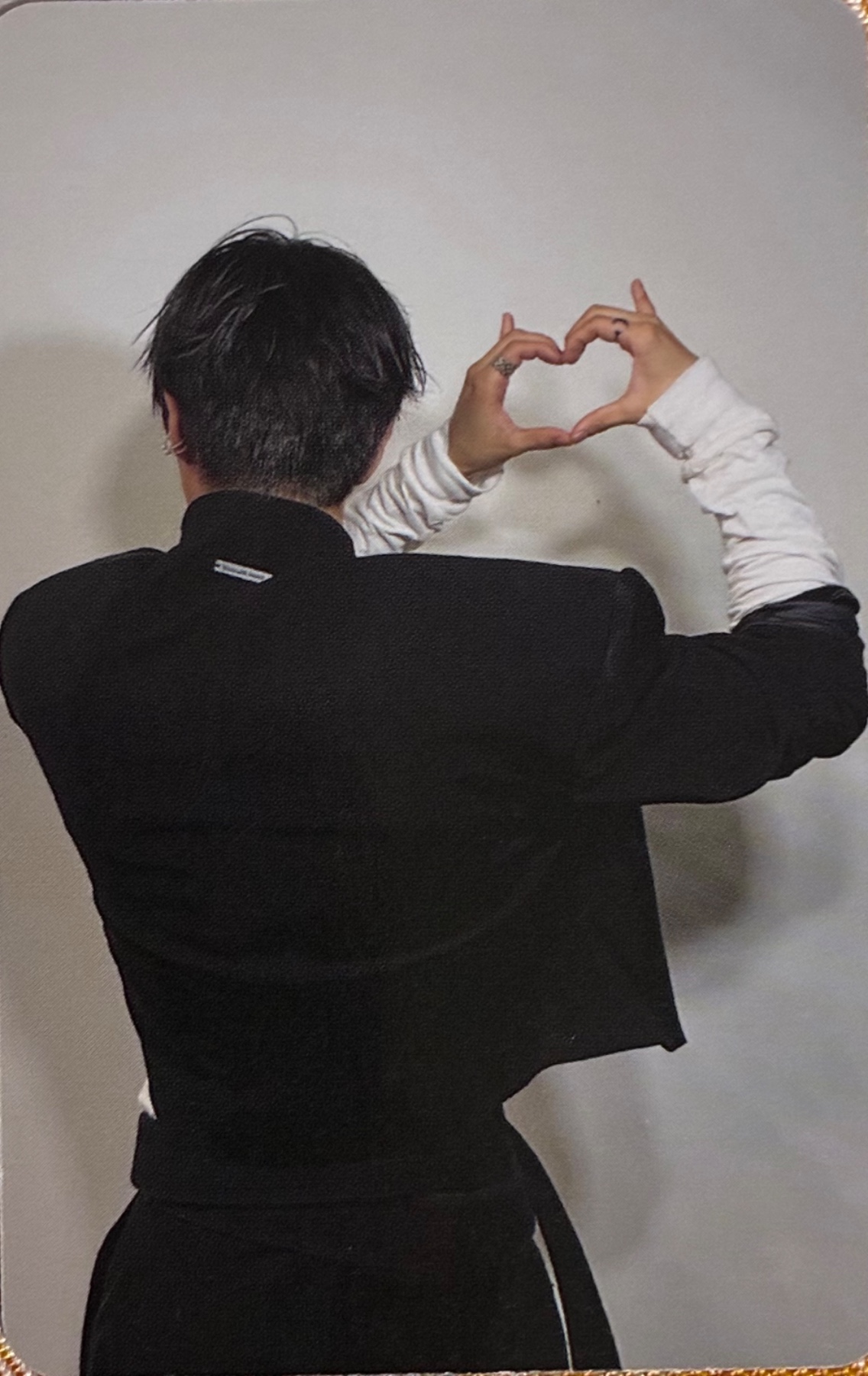 Han Stray Kids photocard back side - Random Photocard