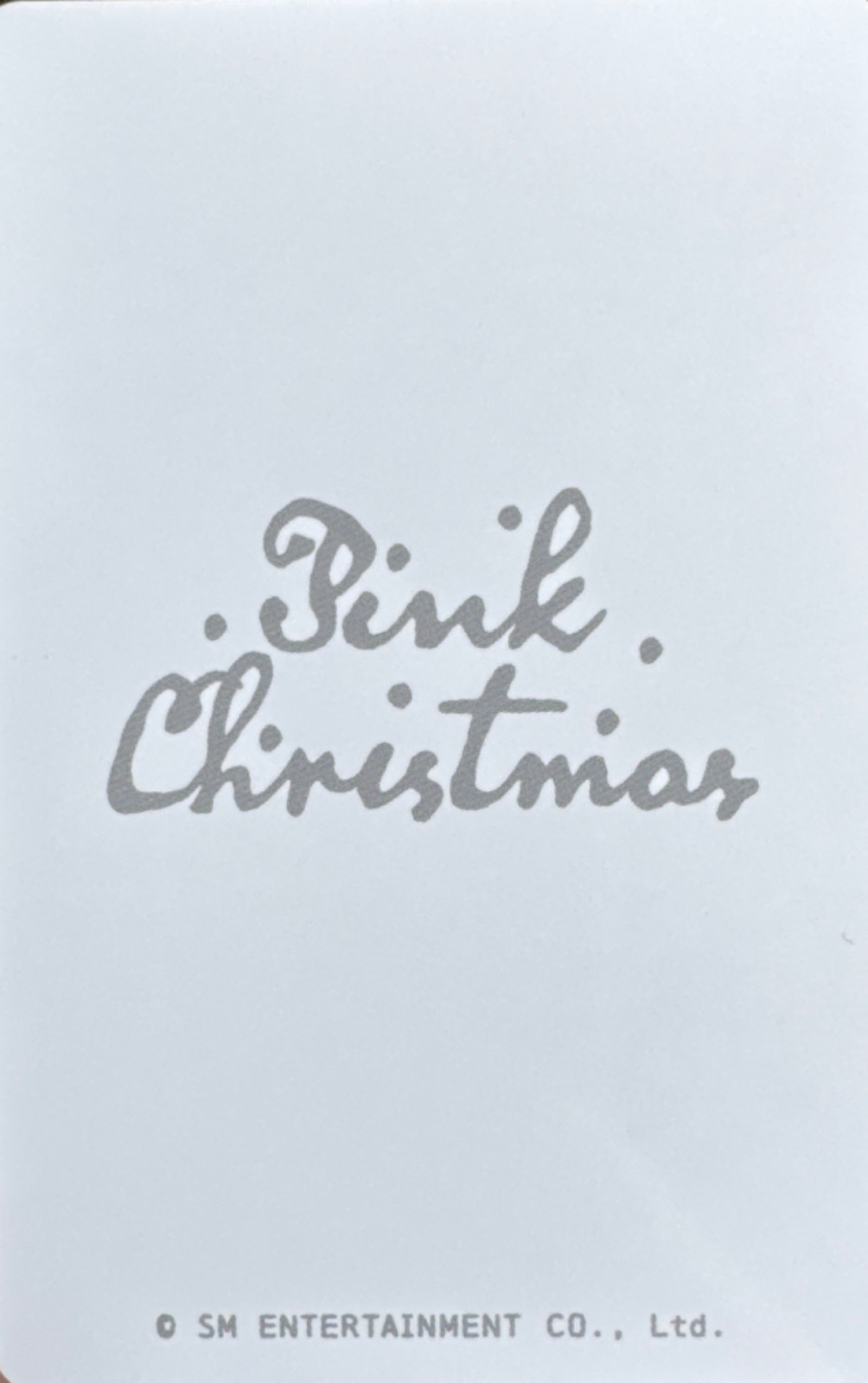 Johnny NCT 127 photocard back side - Random Pack