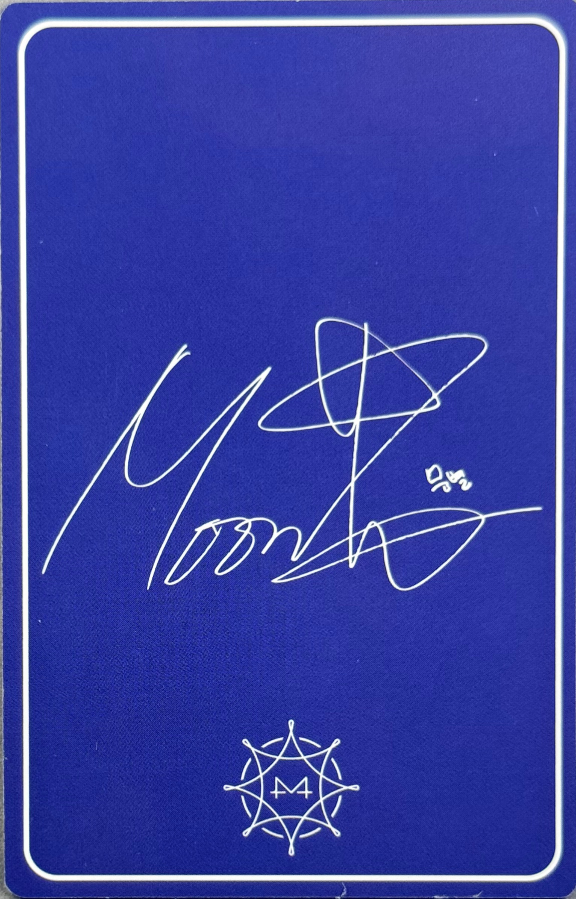 Moonbyul MAMAMOO photocard back side - Photocard