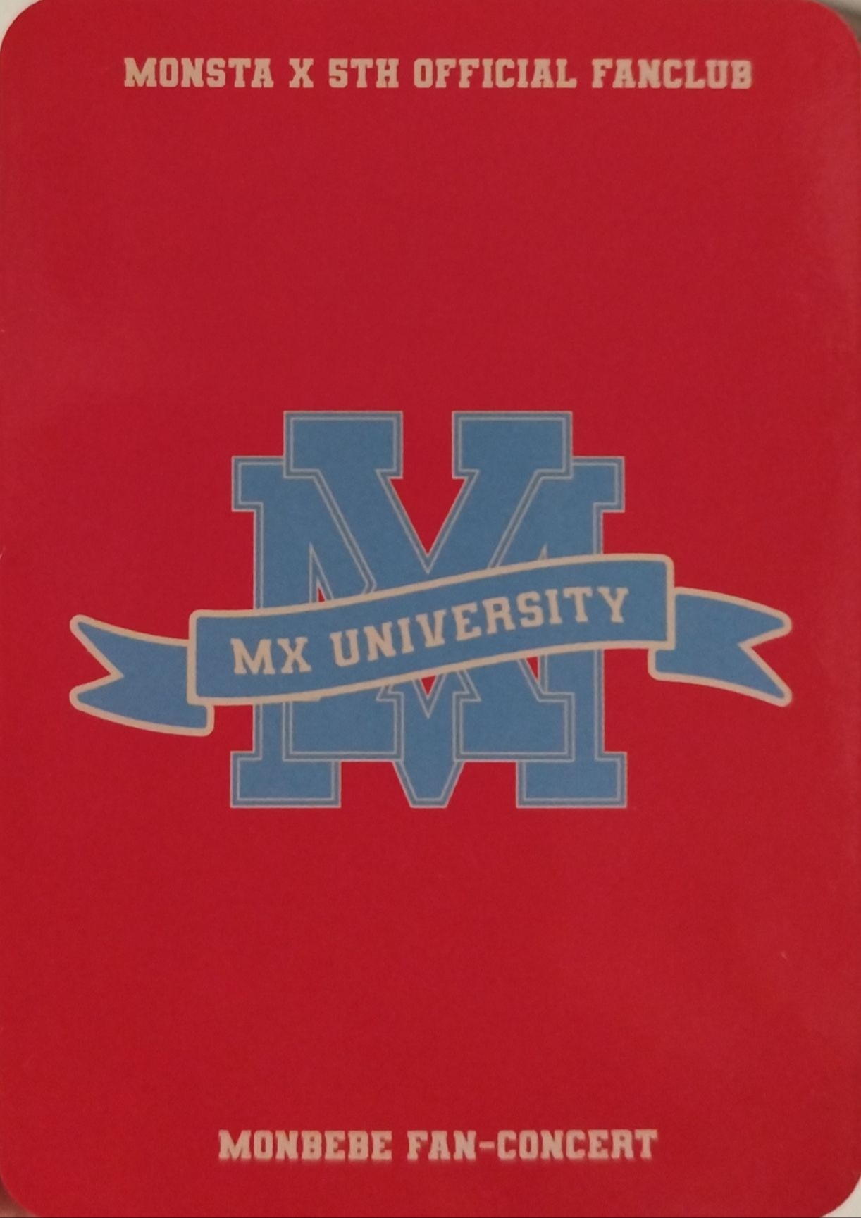 Kihyun MONSTA X photocard back side - Photocard Set A