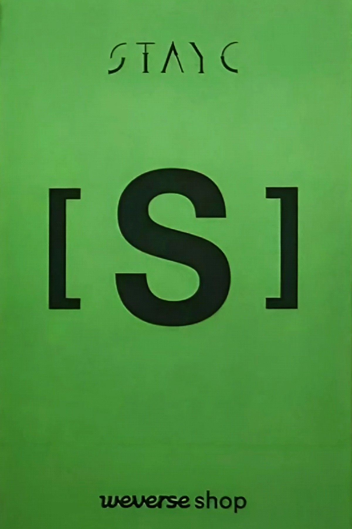 ISA STAYC photocard back side - Benefit