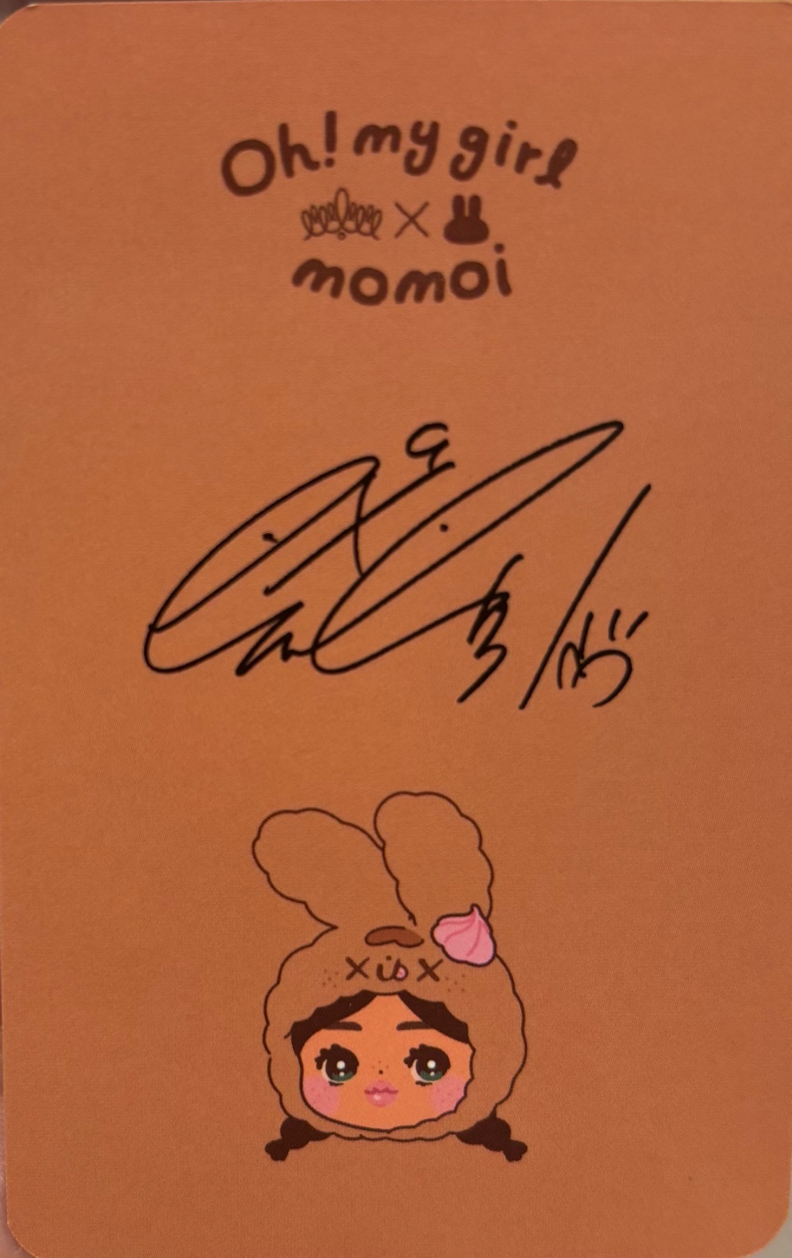 Mimi OH MY GIRL photocard back side - Acrylic Pouch (Member ver.)