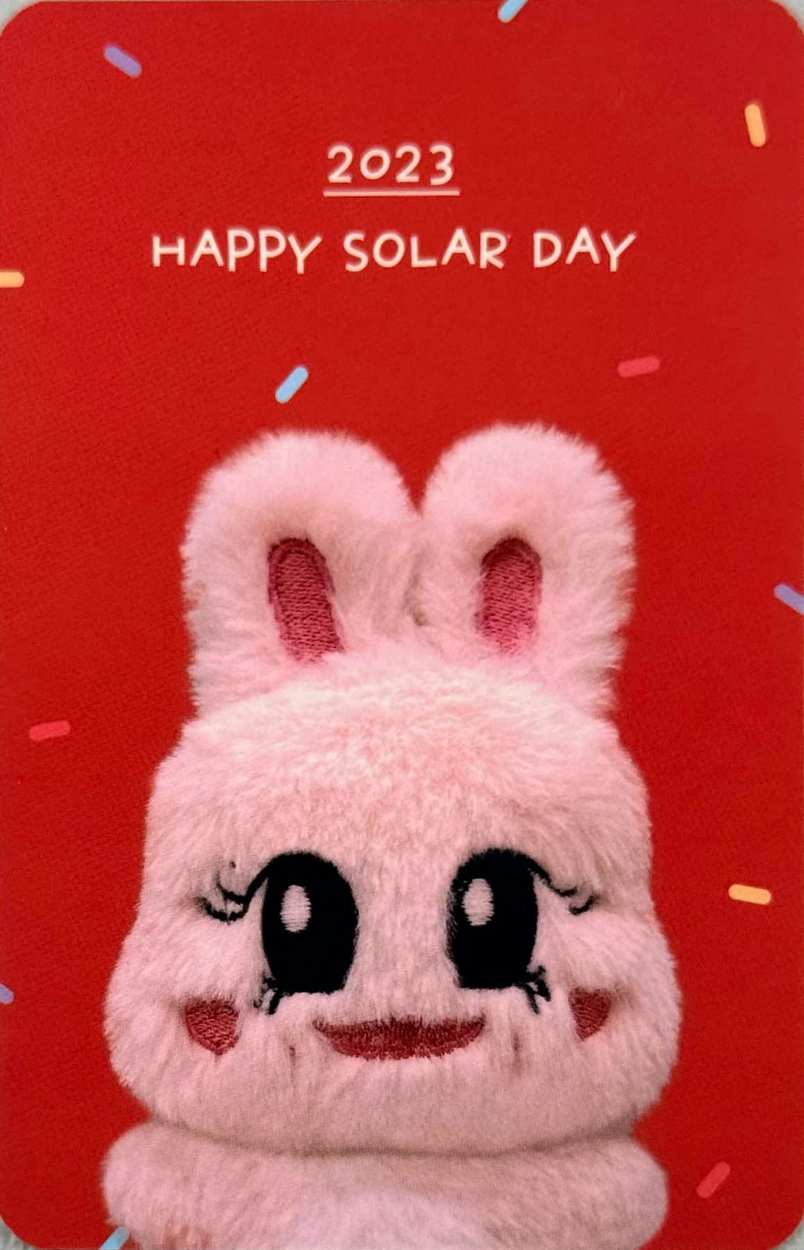 Solar Solar photocard back side - Photocard Set