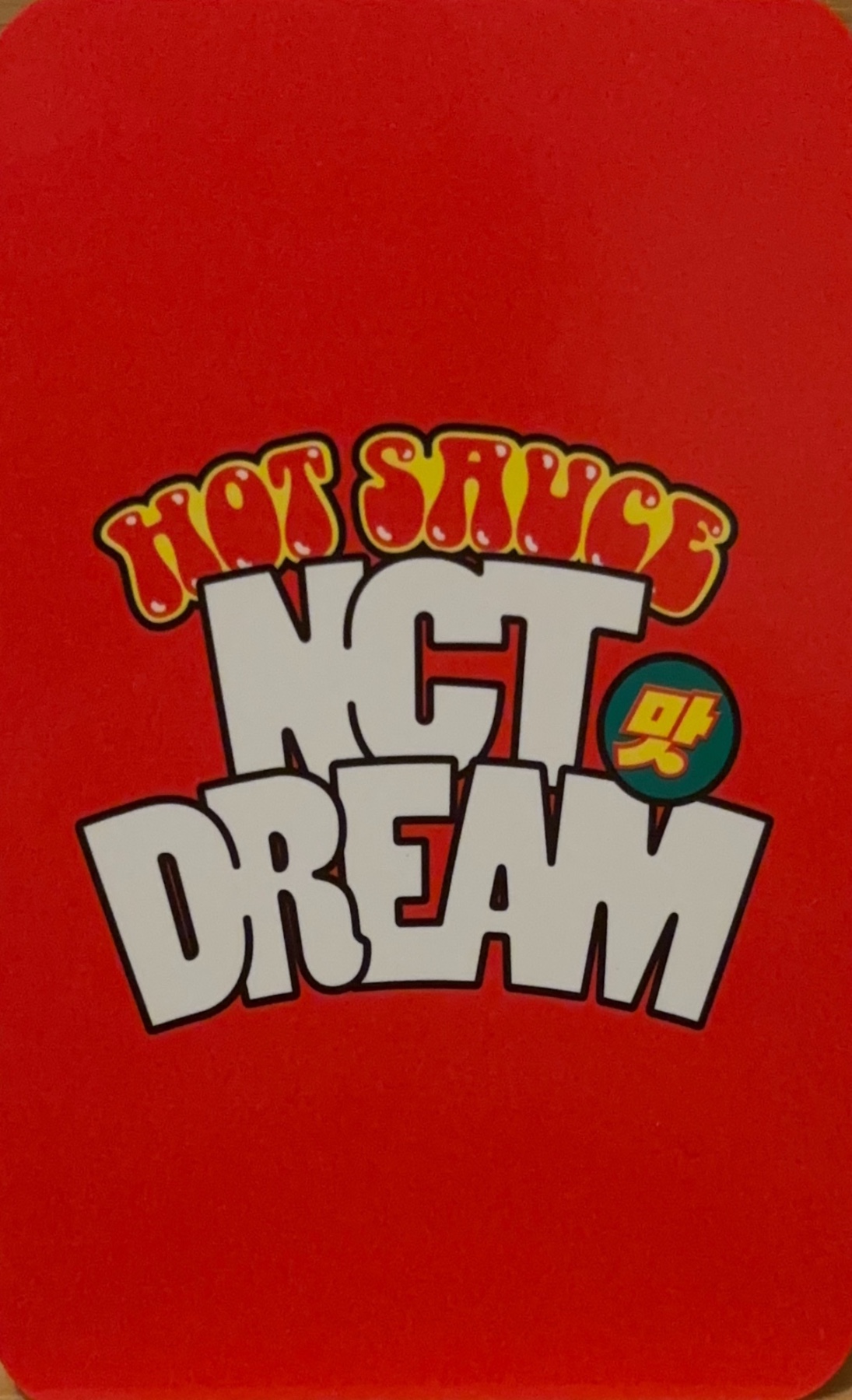 Jisung NCT DREAM photocard back side - Benefit