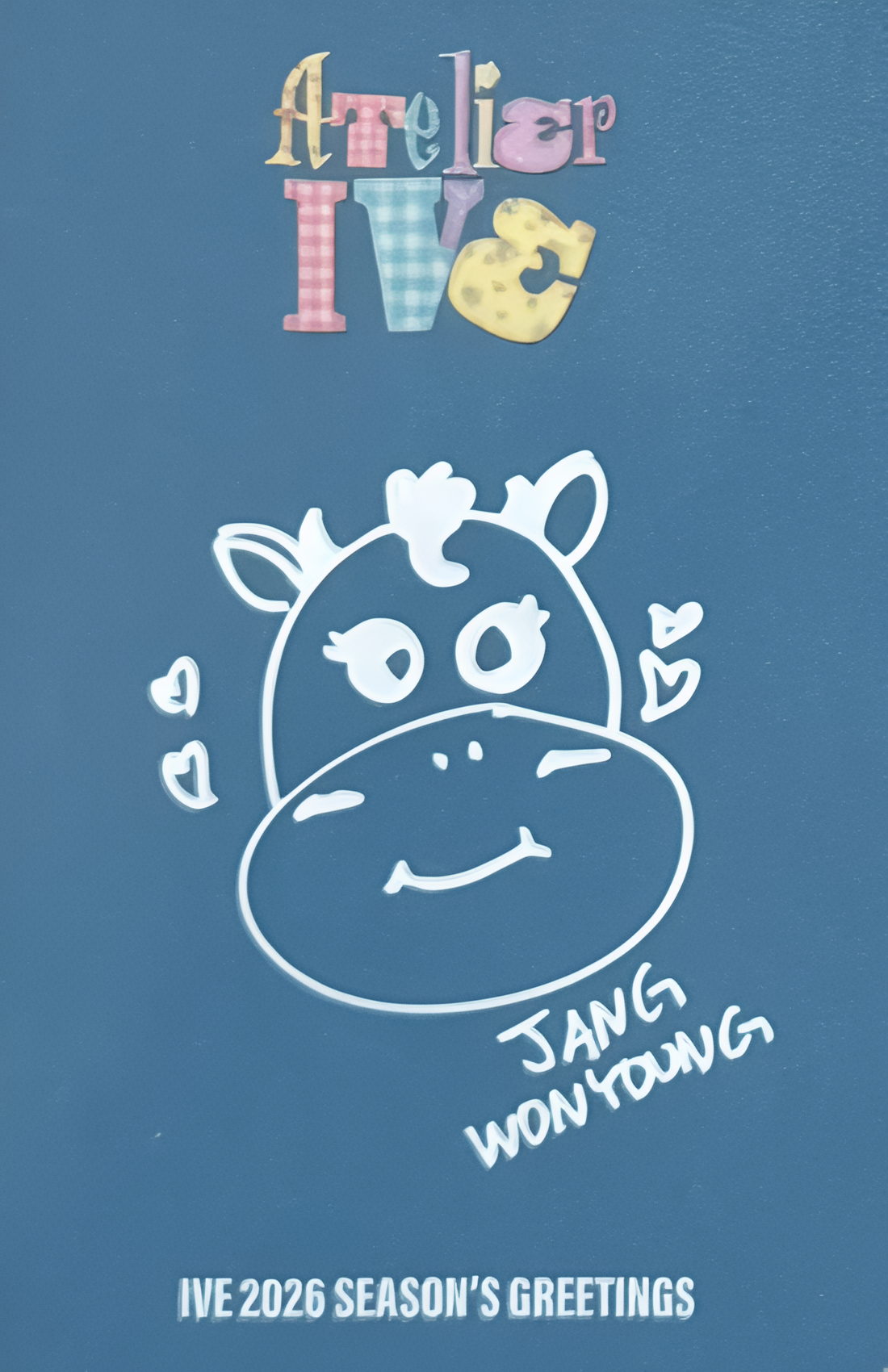 Wonyoung IVE photocard back side - Photocards Set