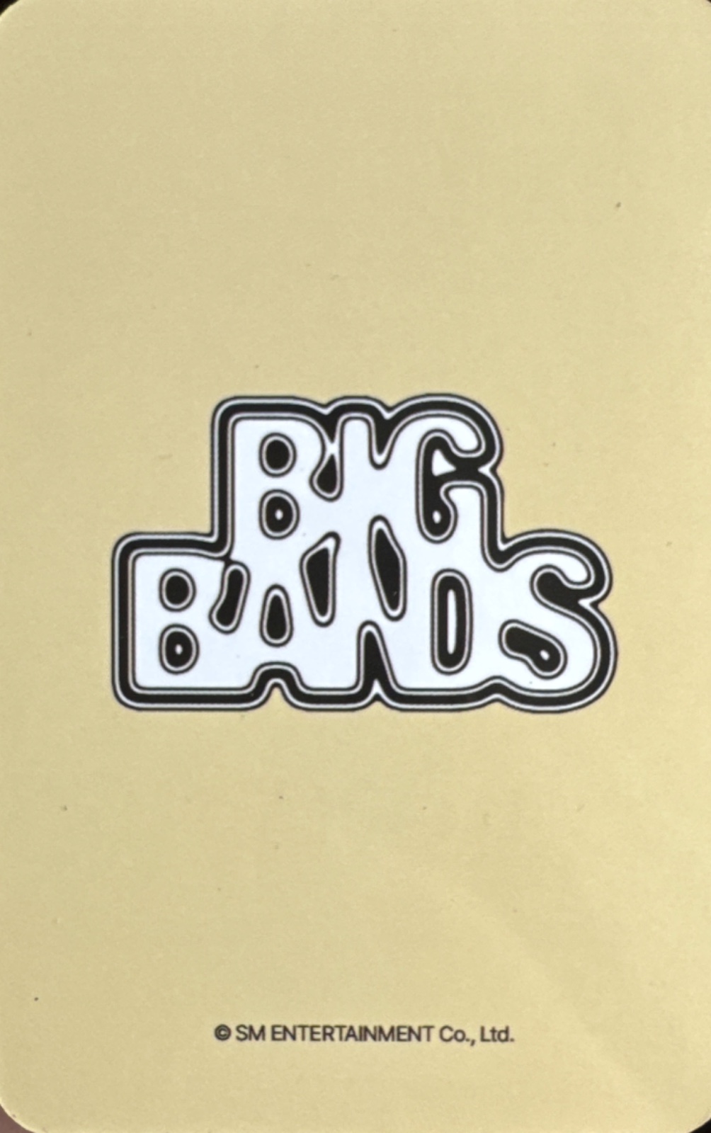 Kun WayV photocard back side - Online