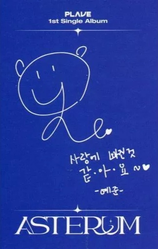 Yejun PLAVE photocard back side - Photocard