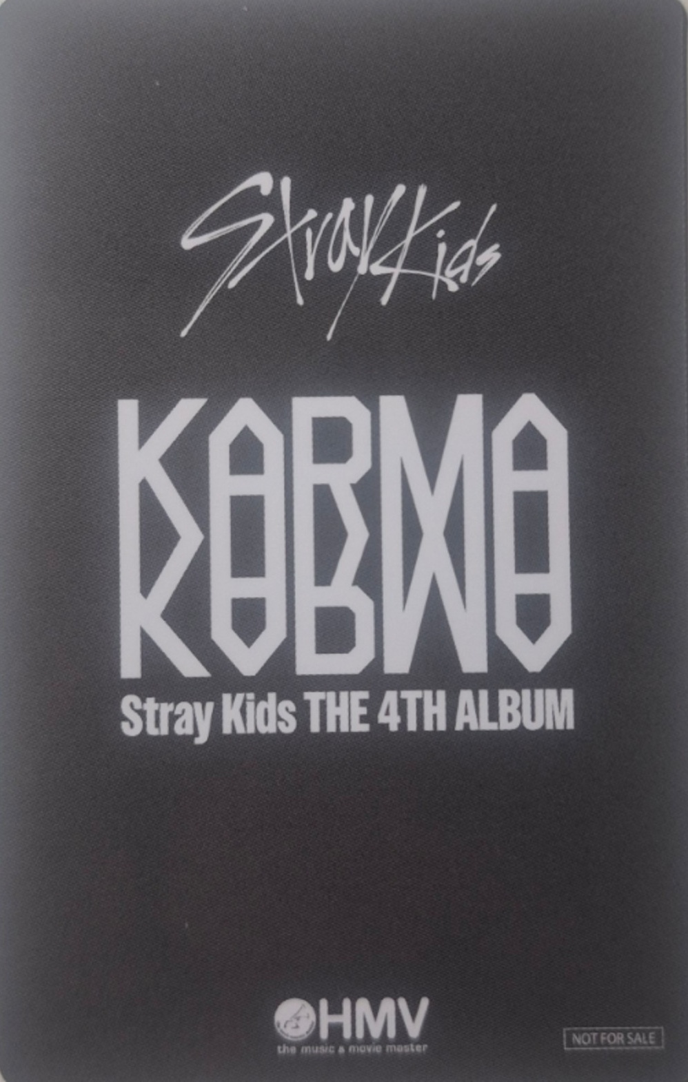 Felix Stray Kids photocard back side - Pre-Order A Ver.