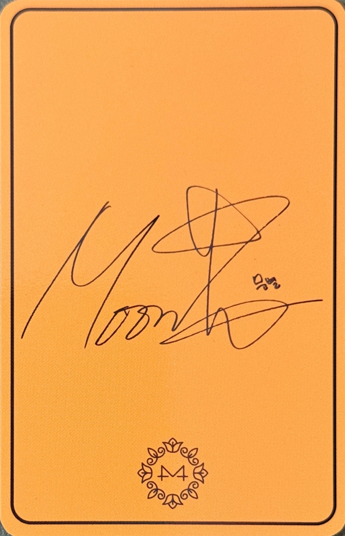 Moonbyul MAMAMOO photocard back side - Photocards