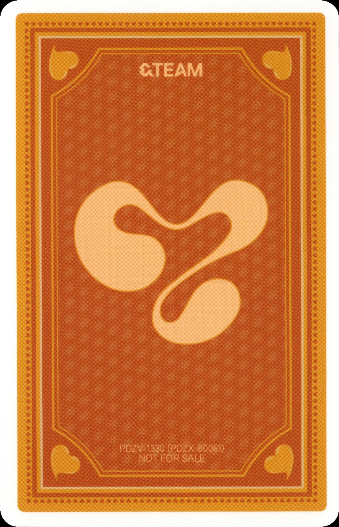 EJ &TEAM photocard back side - Photocard